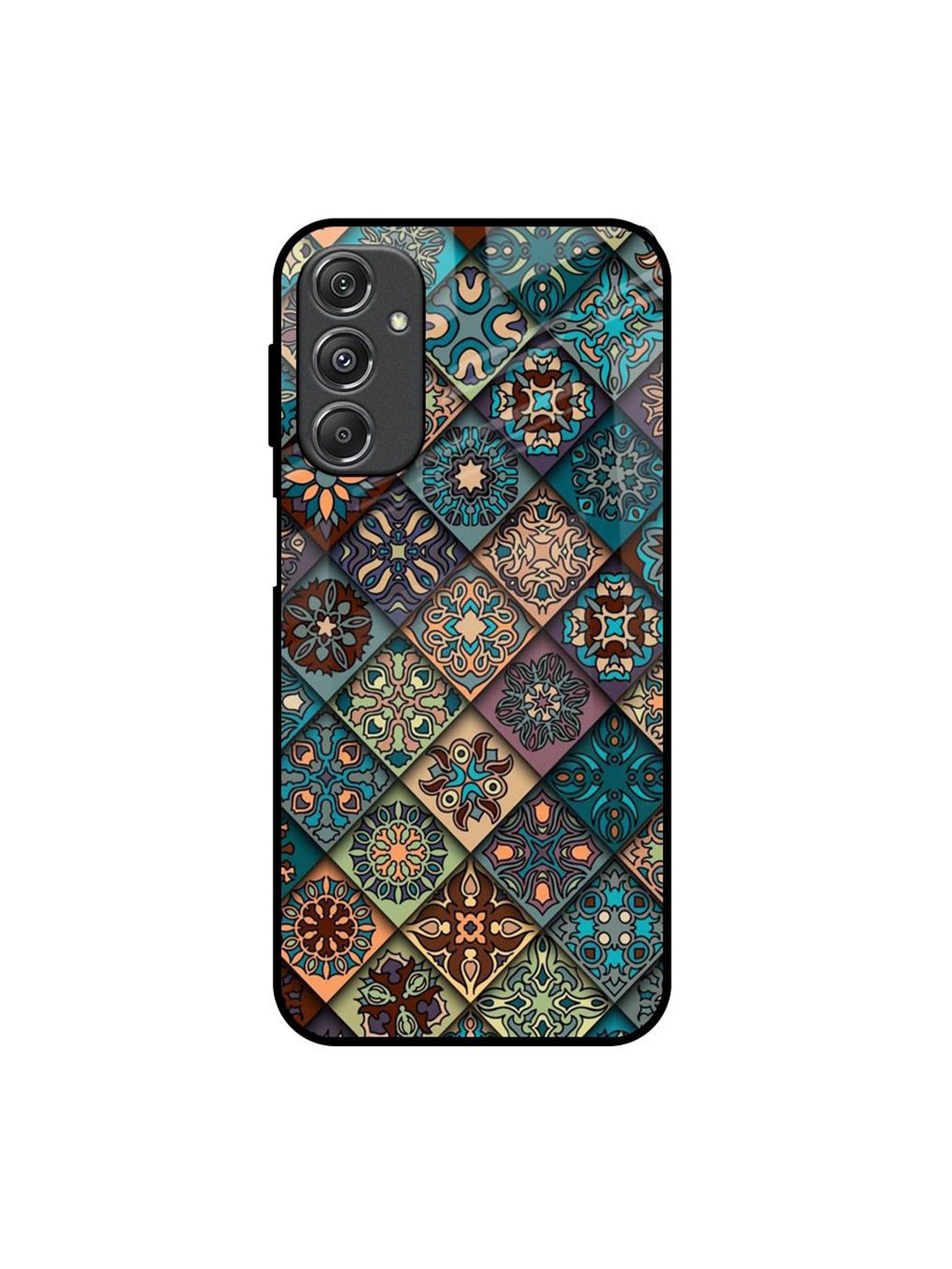 

QRIOH Quirky Printed Samsung Galaxy M34 5G Back Case Mobile Accessories, Black