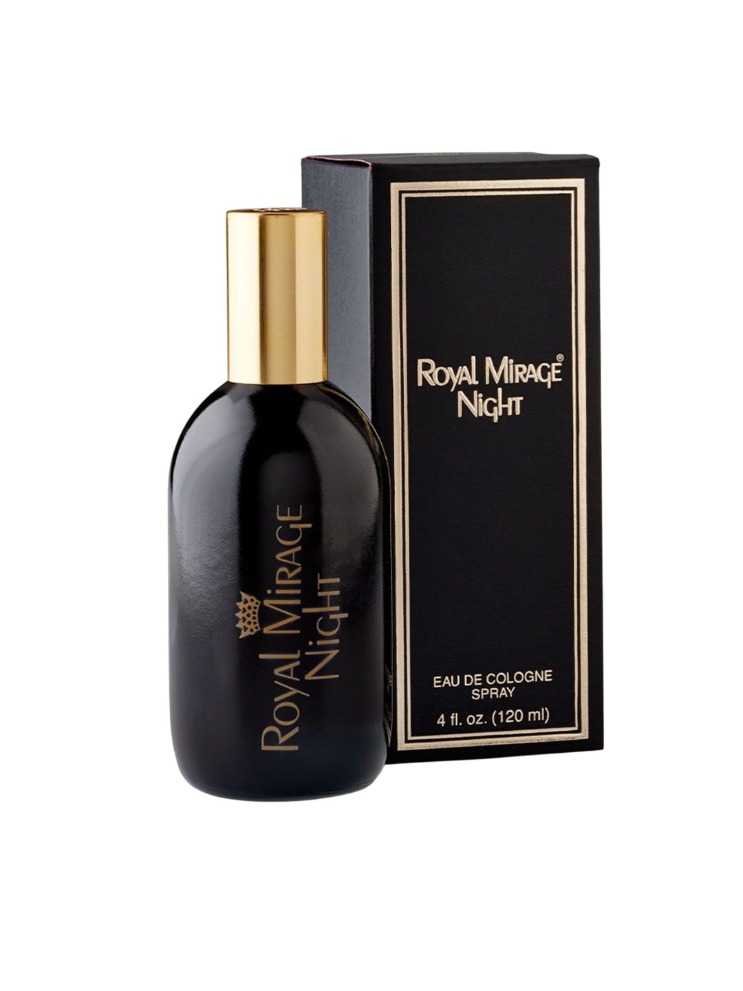 

Royal Mirage Unisex Night Long Lasting Eau de Cologne - 120 ml, Black