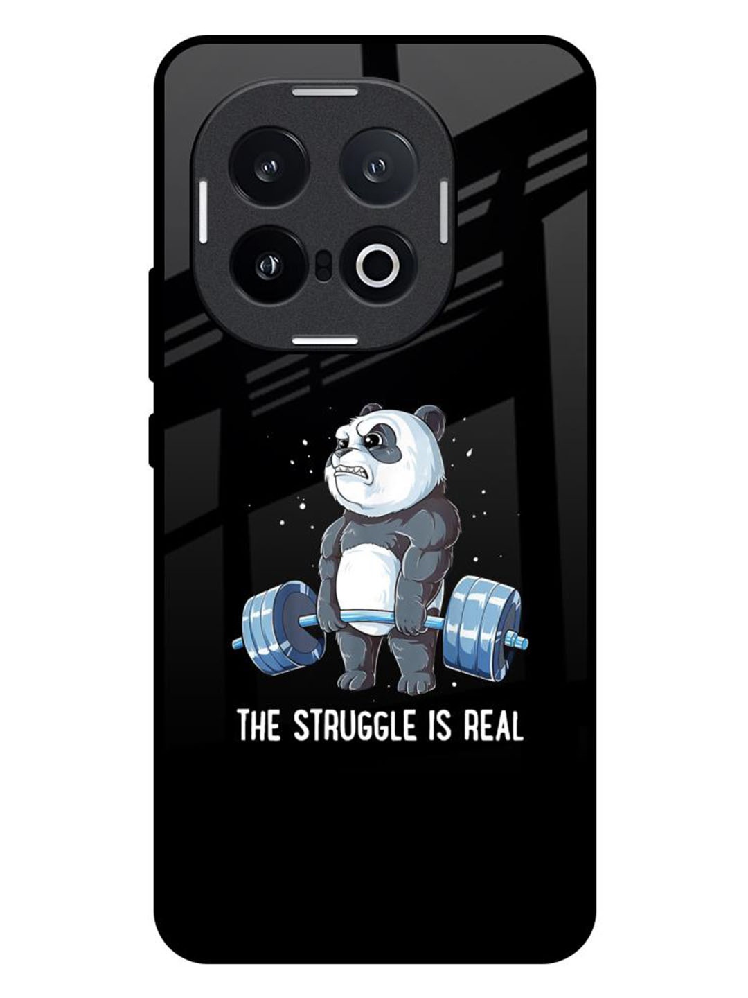 

QRIOH Quirky Printed IQOO 13 5G Back Case Mobile Accessories, Black