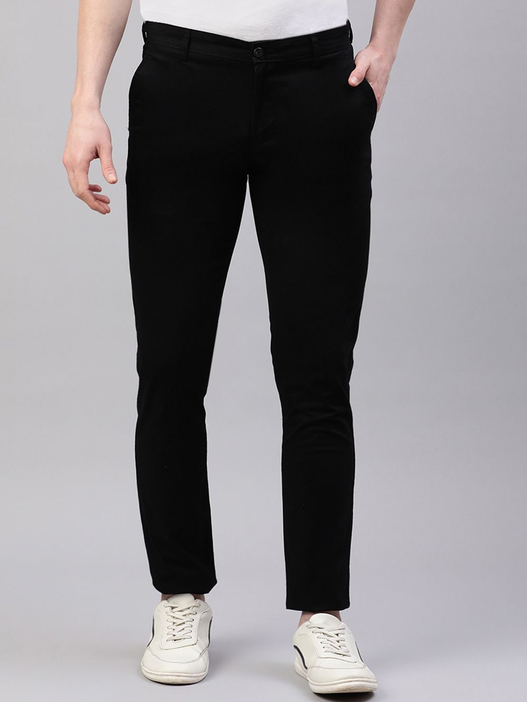 

Classic Polo Men Slim Fit Trousers, Black