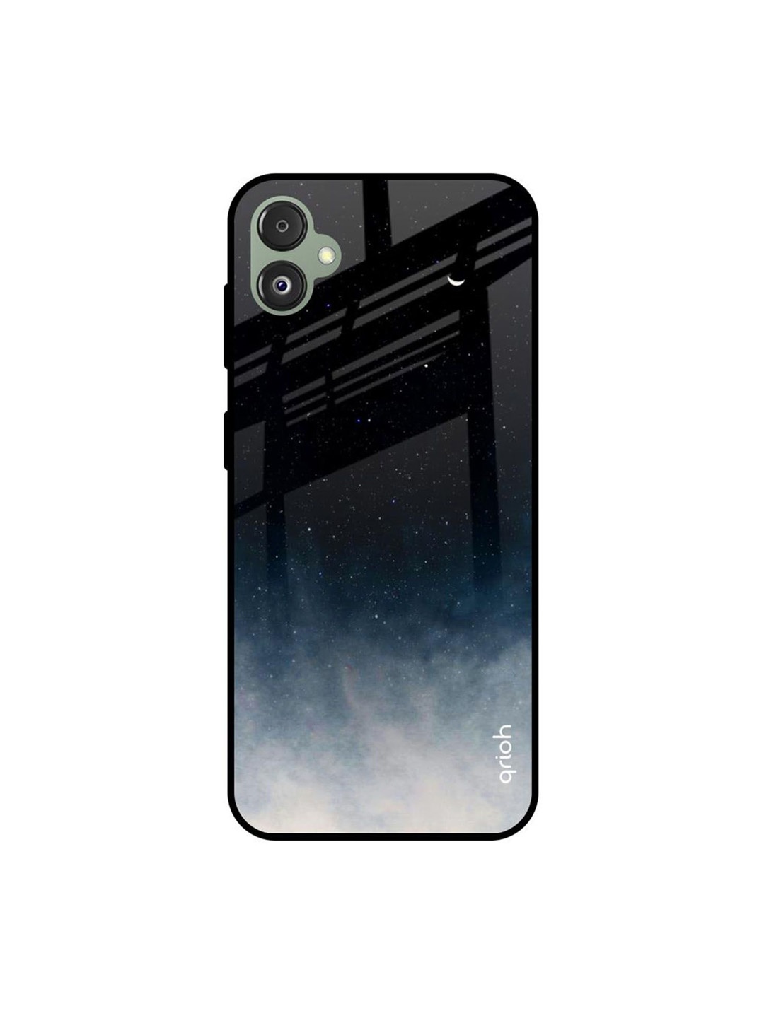 

QRIOH Quirky Printed Samsung Galaxy F14 5G Back Case Mobile Accessories, Black