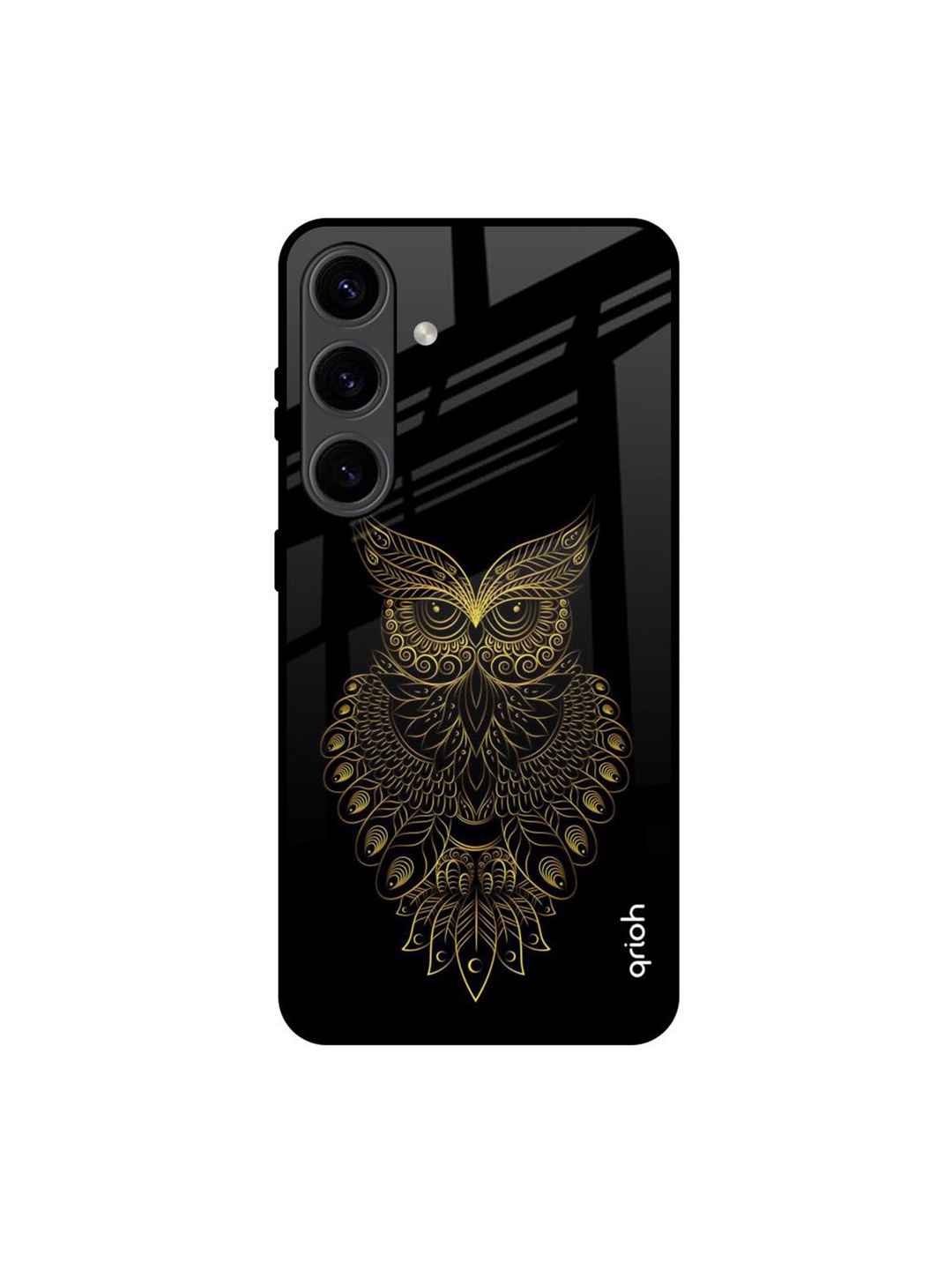 

QRIOH Quirky Printed Samsung Galaxy S24 5G Back Case Mobile Accessories, Black