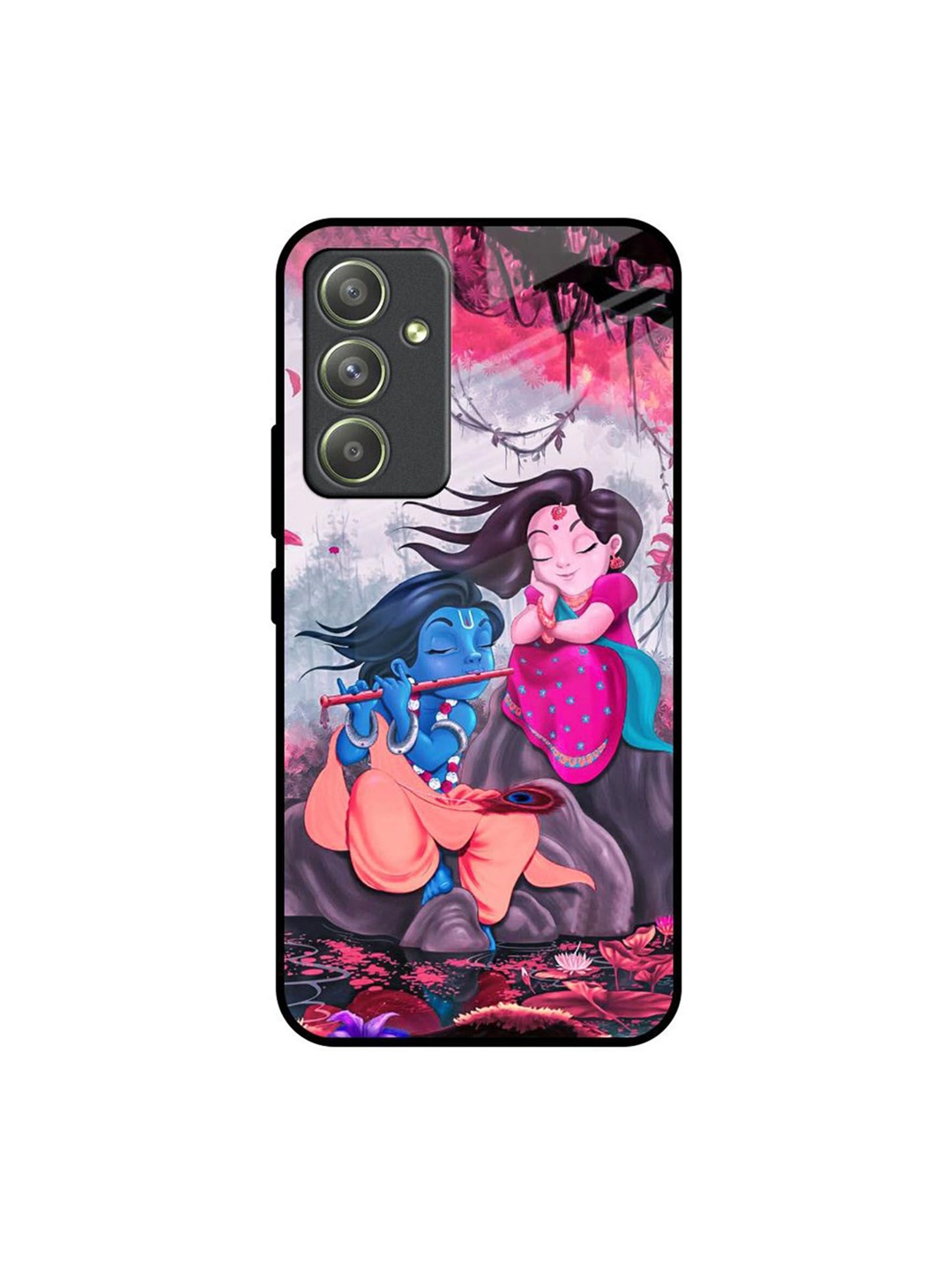 

QRIOH Quirky Printed Samsung Galaxy A54 5G Back Case Mobile Accessories, Pink