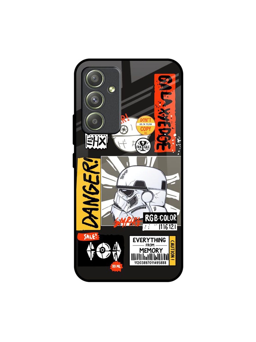 

QRIOH Typography Printed Samsung Galaxy A54 5G Back Case Mobile Accessories, Black