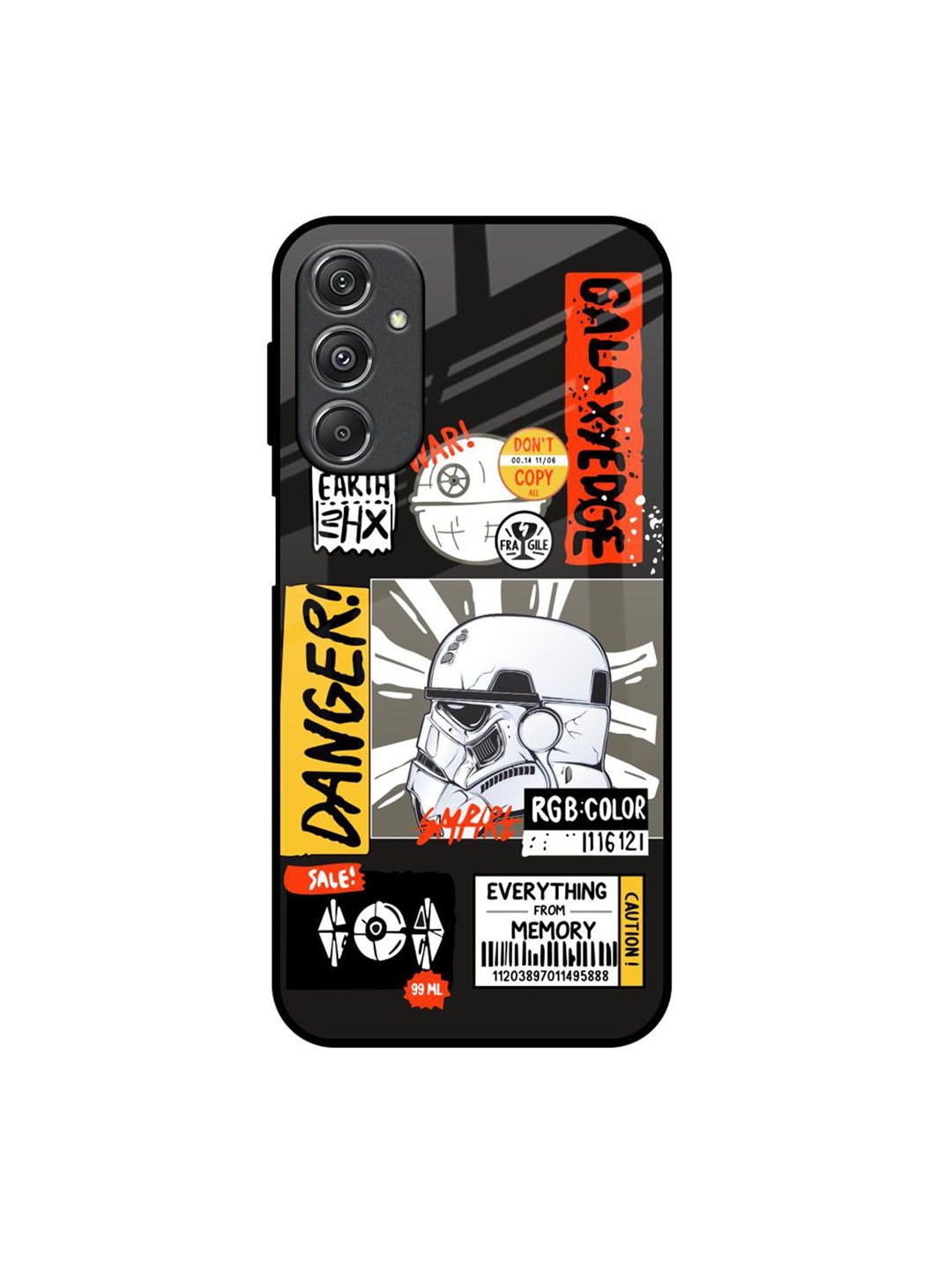 

QRIOH Typography Printed Samsung Galaxy M34 5G Back Case Mobile Accessories, Black