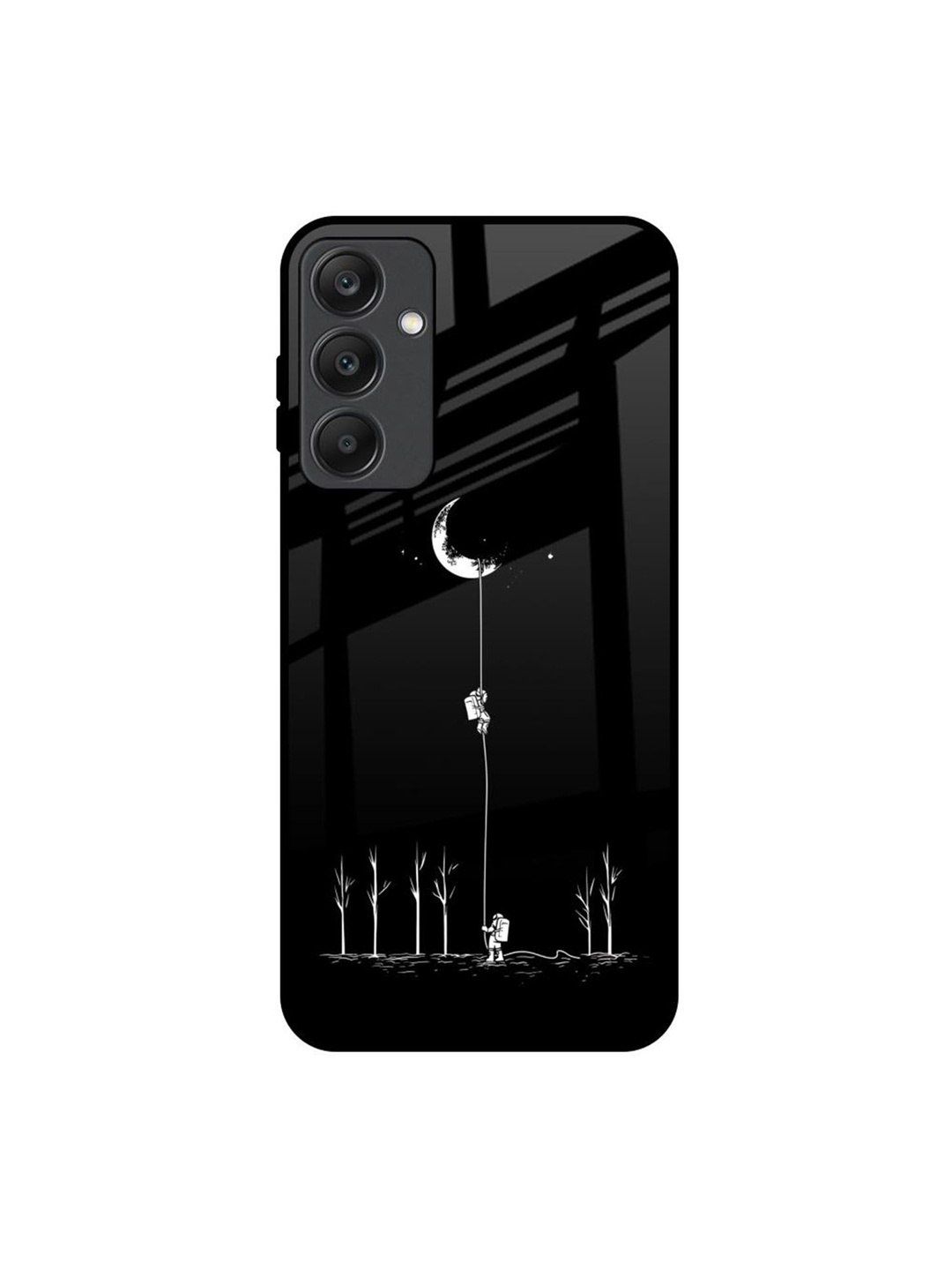 

QRIOH Quirky Printed Samsung Galaxy A25 5G Back Case Mobile Accessories, Black
