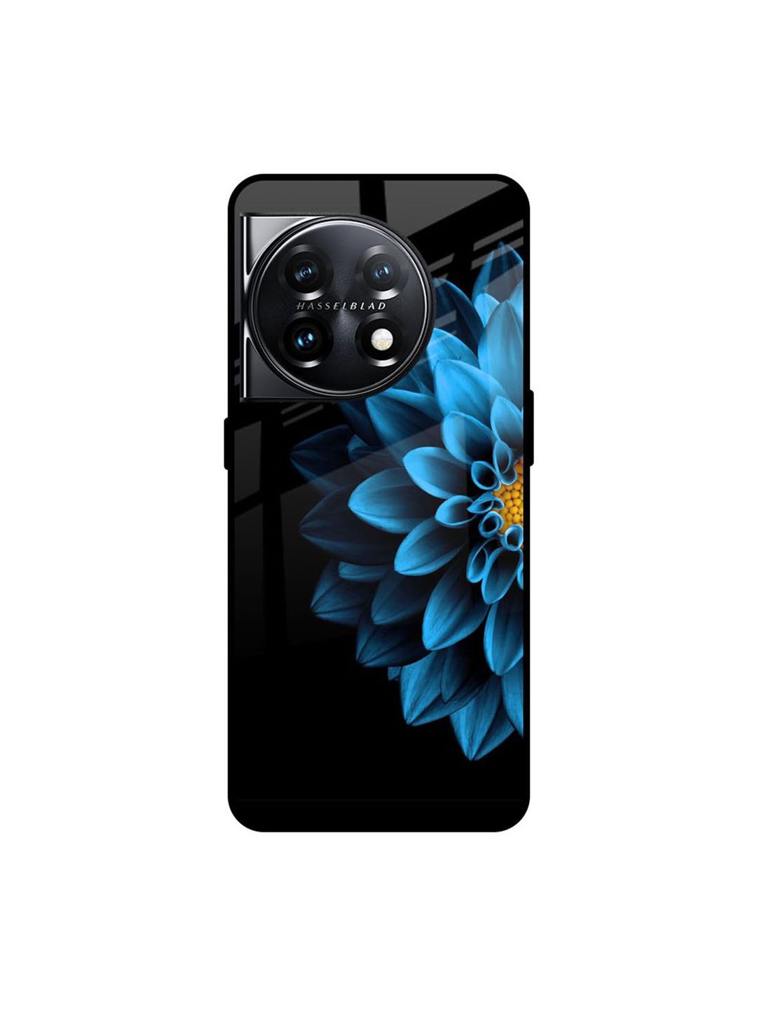 

QRIOH Floral Printed OnePlus 11 5G Back Case Mobile Accessories, Black