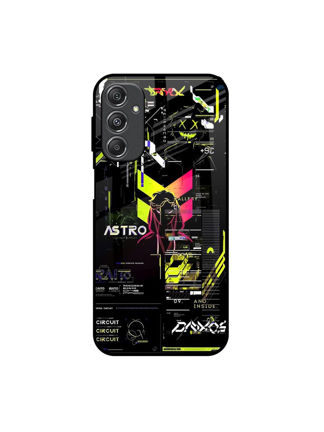 

QRIOH Typography Printed Samsung Galaxy M34 5G Back Case Mobile Accessories, Black