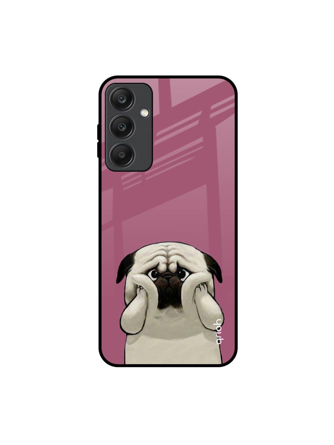

QRIOH Quirky Printed Samsung Galaxy A25 5G Back Case Mobile Accessories, Pink