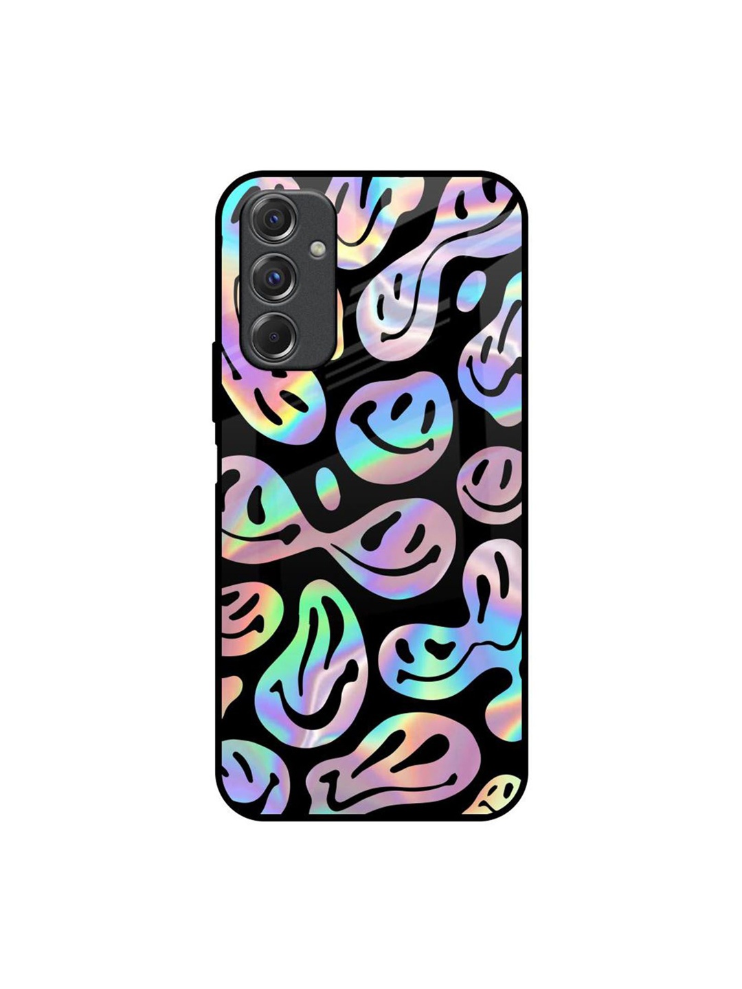 

QRIOH Quirky Printed Samsung Galaxy F34 5G Back Case Mobile Accessories, Black