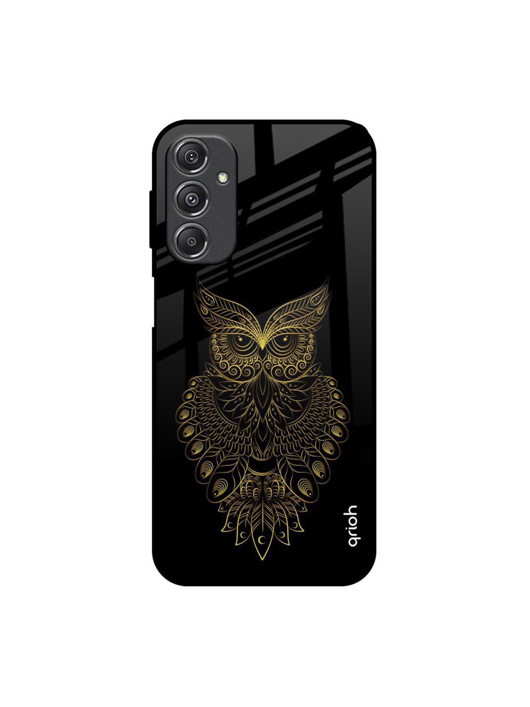 

QRIOH Quirky Printed Samsung Galaxy M34 5G Back Case Mobile Accessories, Black