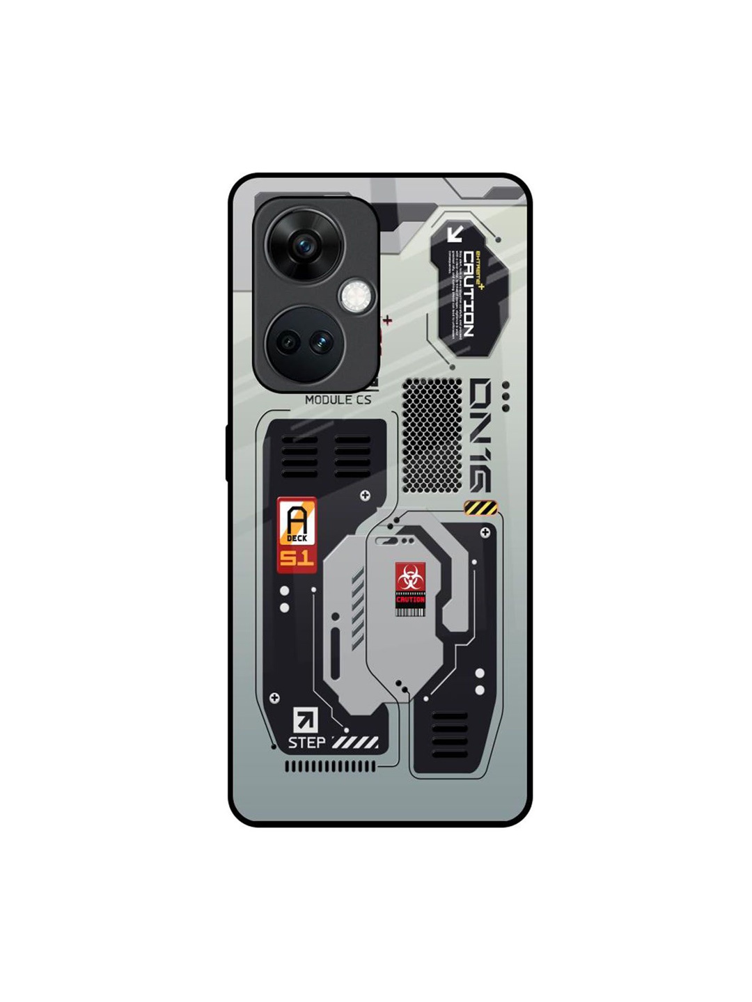 

QRIOH Typography Printed OnePlus Nord CE 3 5G Back Case Mobile Accessories, Grey