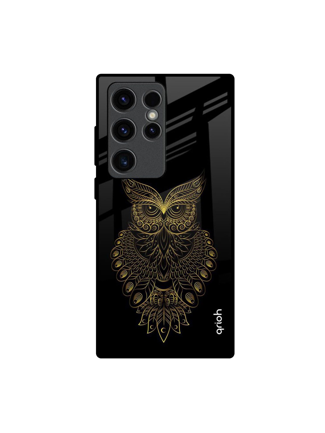 

QRIOH Quirky Printed Samsung Galaxy S23 Ultra 5G Back Case Mobile Accessories, Black