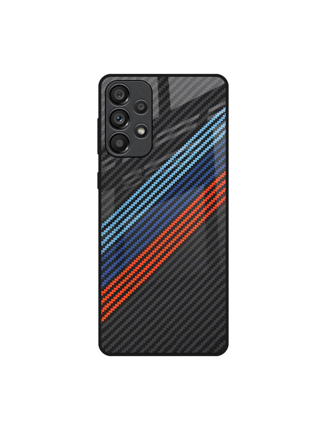 

QRIOH Abstract Printed Samsung Galaxy A33 5G Back Case Mobile Accessories, Blue