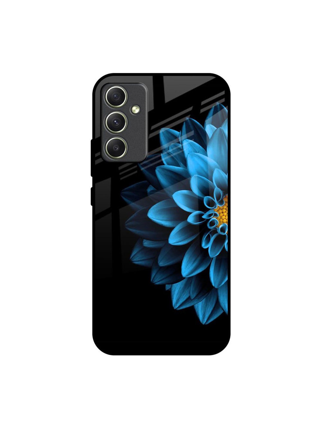 

QRIOH Floral Printed Samsung Galaxy A34 5G Back Case Mobile Accessories, Black