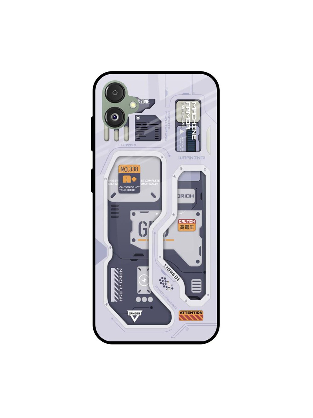 

QRIOH Typography Printed Samsung Galaxy F14 5G Back Case Mobile Accessories, Grey