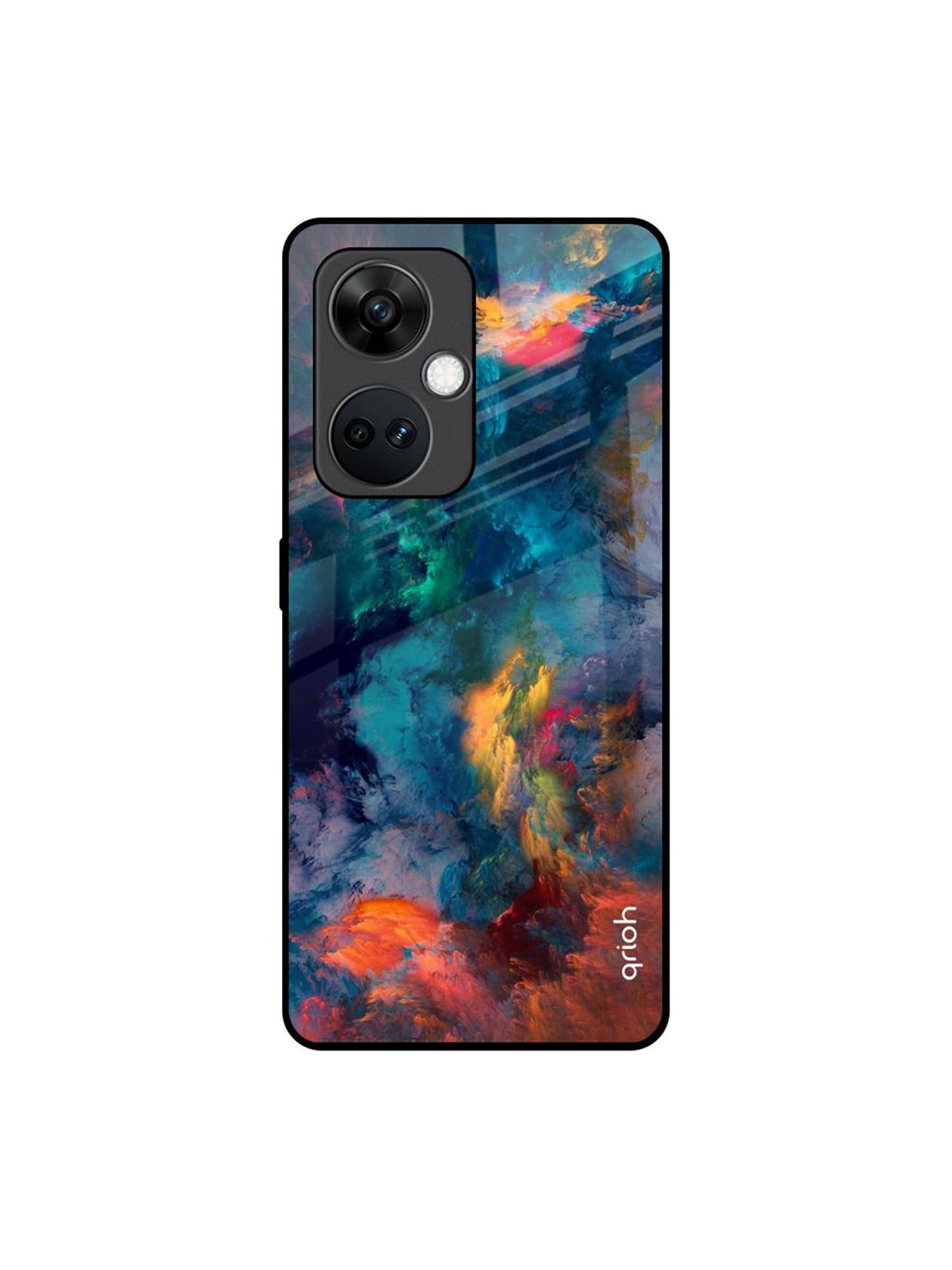 

QRIOH Abstract Printed OnePlus Nord CE 3 5G Back Case Mobile Accessories, Black