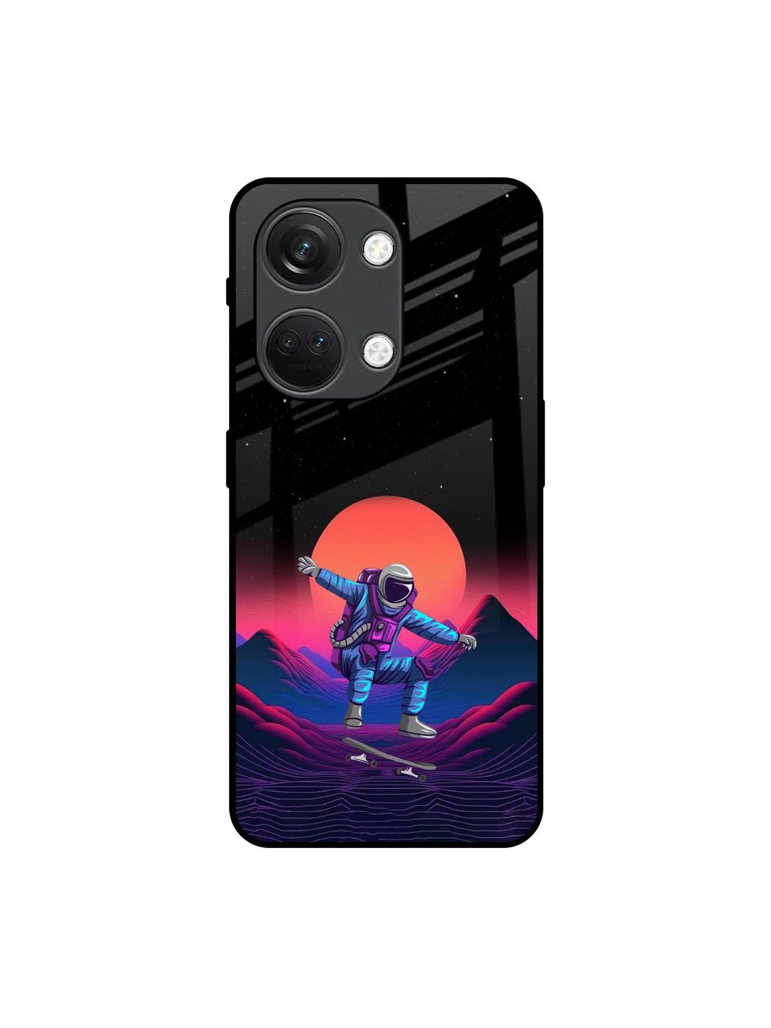 

QRIOH Quirky Printed OnePlus Nord 3 5G Back Case Mobile Accessories, Black