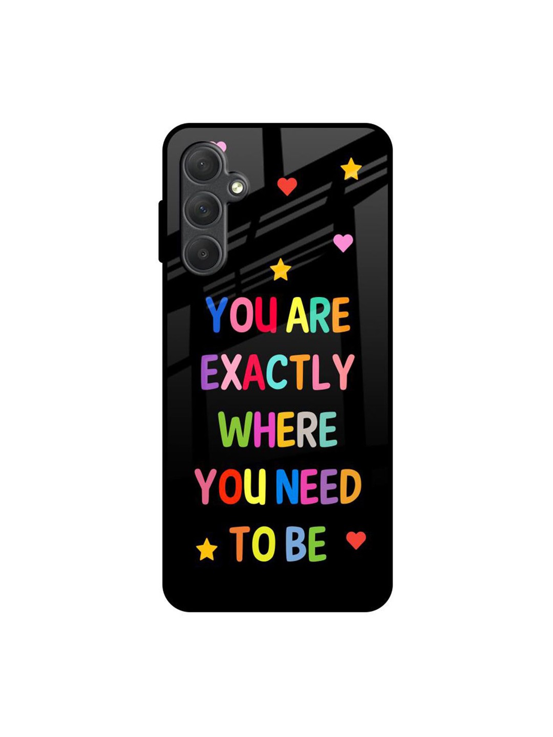 

QRIOH Typography Printed Samsung Galaxy M54 5G Back Case Mobile Accessories, Black