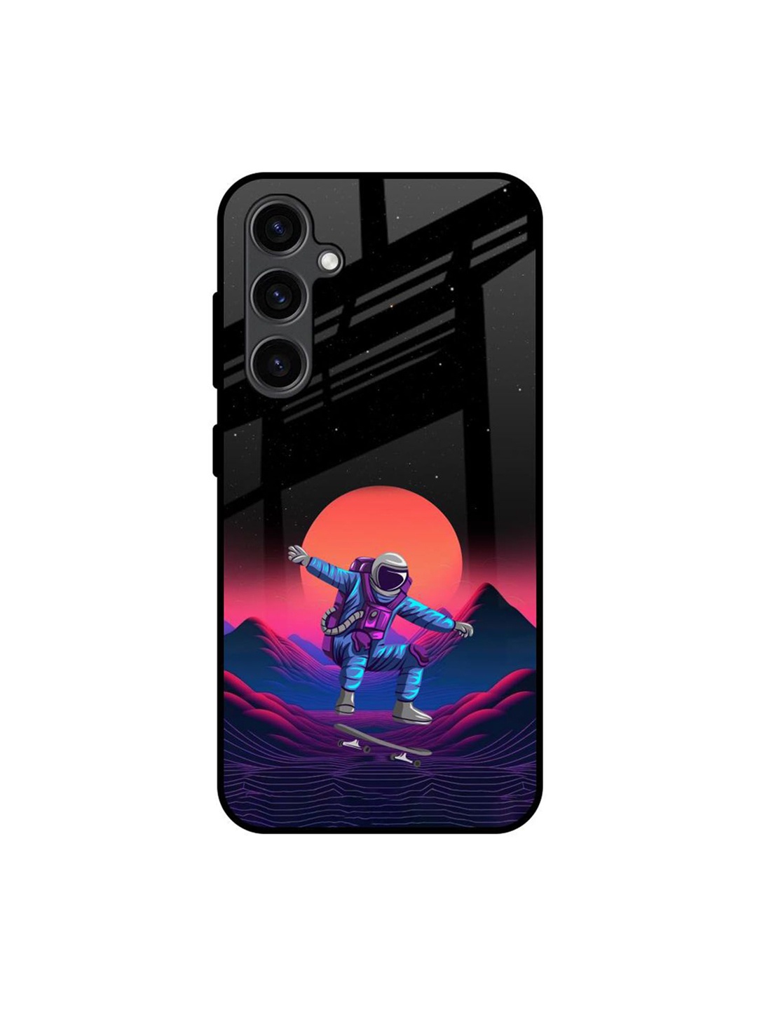 

QRIOH Quirky Printed Samsung Galaxy S23 FE 5G Back Case Mobile Accessories, Black