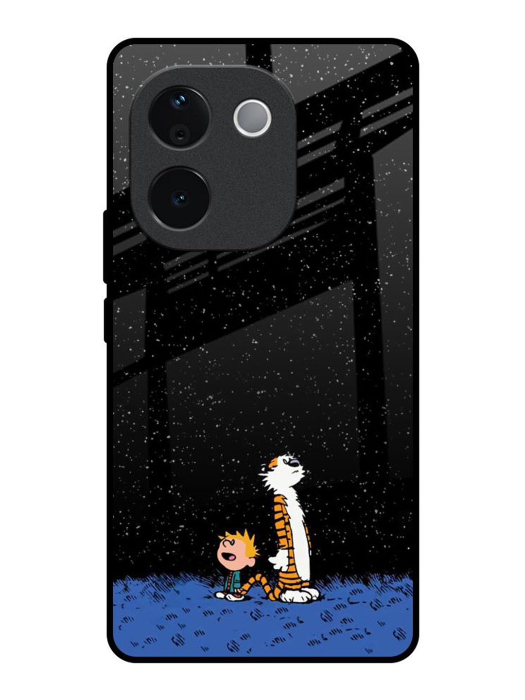 

QRIOH Quirky Printed IQOO Z9s Pro 5G Back Case Mobile Accessories, Black