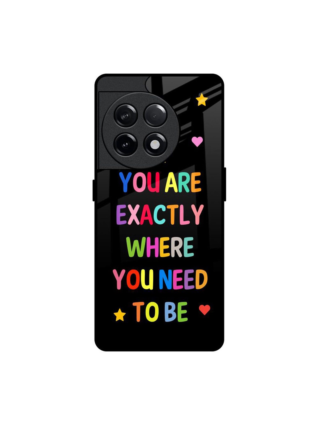 

QRIOH Typography Printed OnePlus 11R 5G Back Case Mobile Accessories, Black
