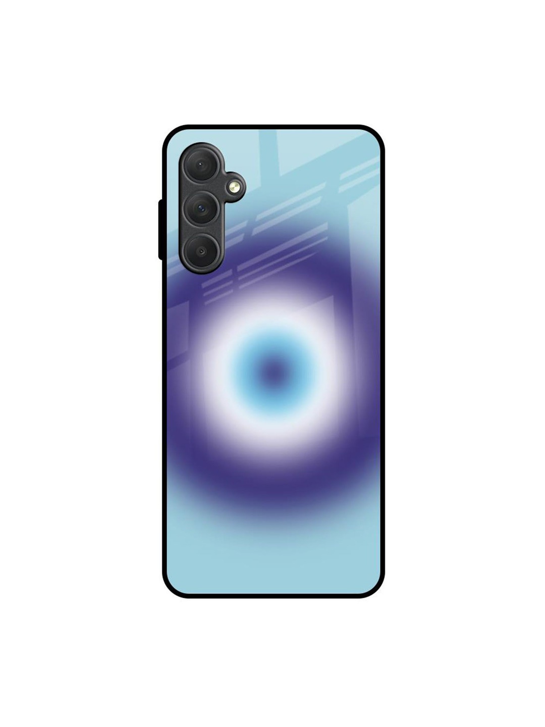 

QRIOH Abstract Printed Samsung Galaxy M54 5G Back Case Mobile Accessories, Blue