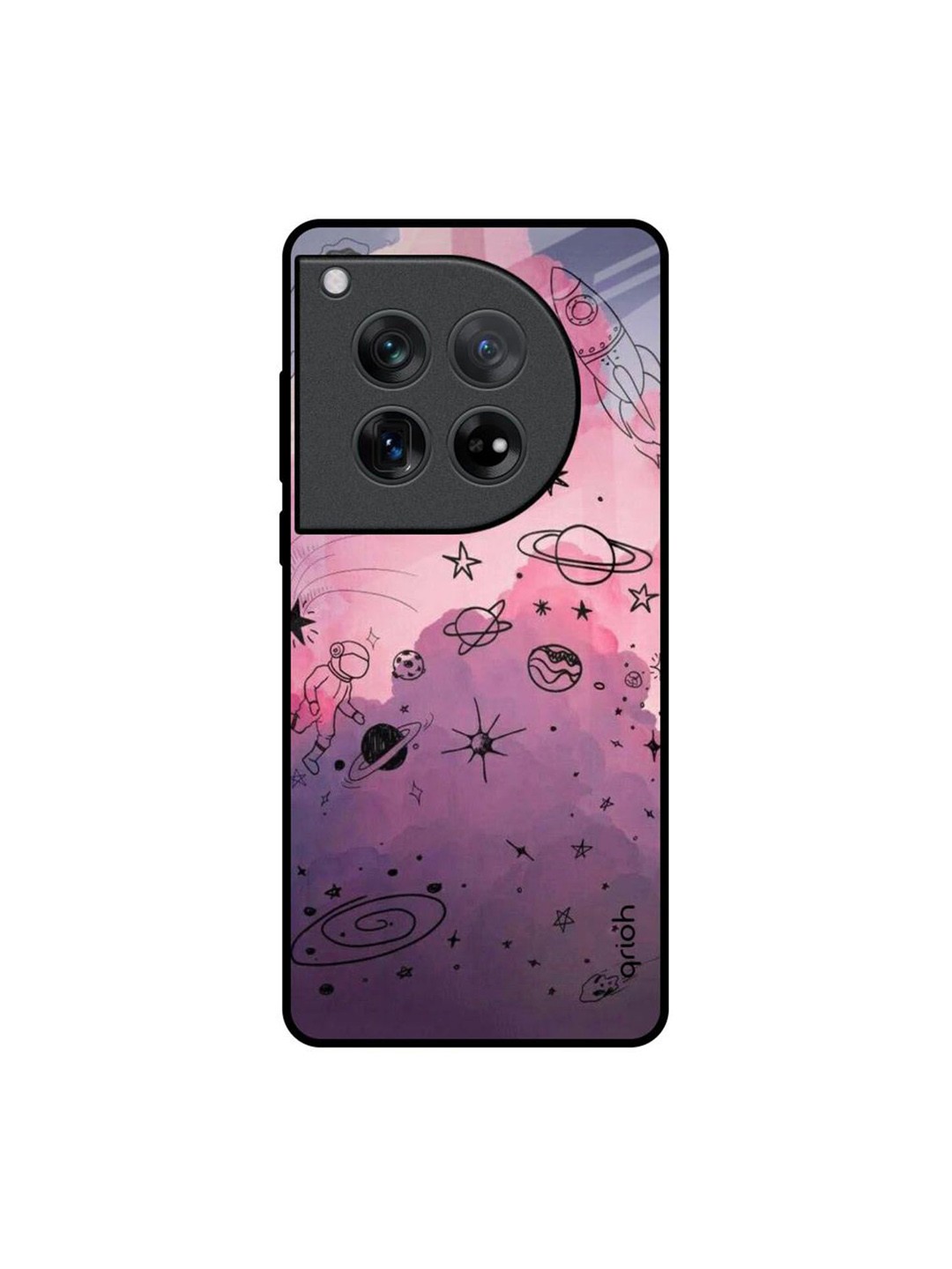 

QRIOH Quirky Printed Oneplus 12 Back Case Mobile Accessories, Purple