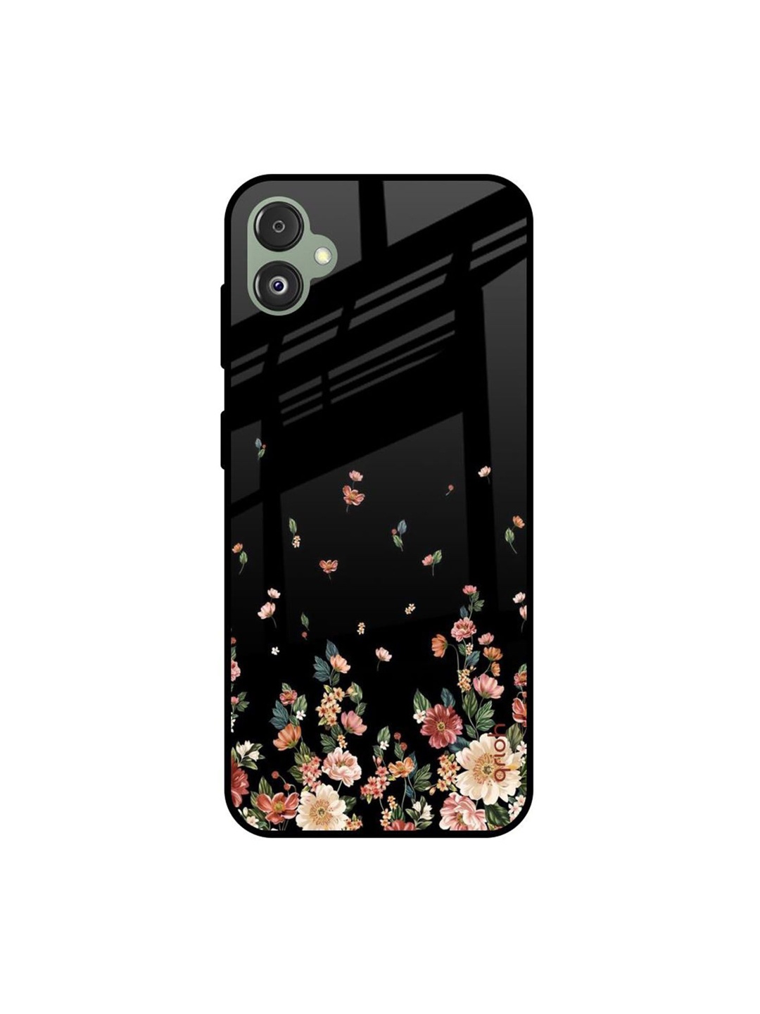 

QRIOH Floral Printed Samsung Galaxy F14 5G Back Case Mobile Accessories, Black