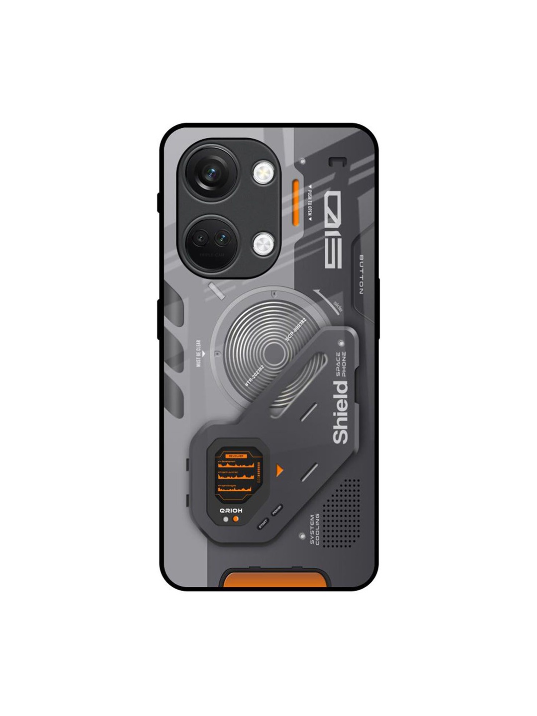 

QRIOH Typography Printed OnePlus Nord 3 5G Back Case Mobile Accessories, Grey