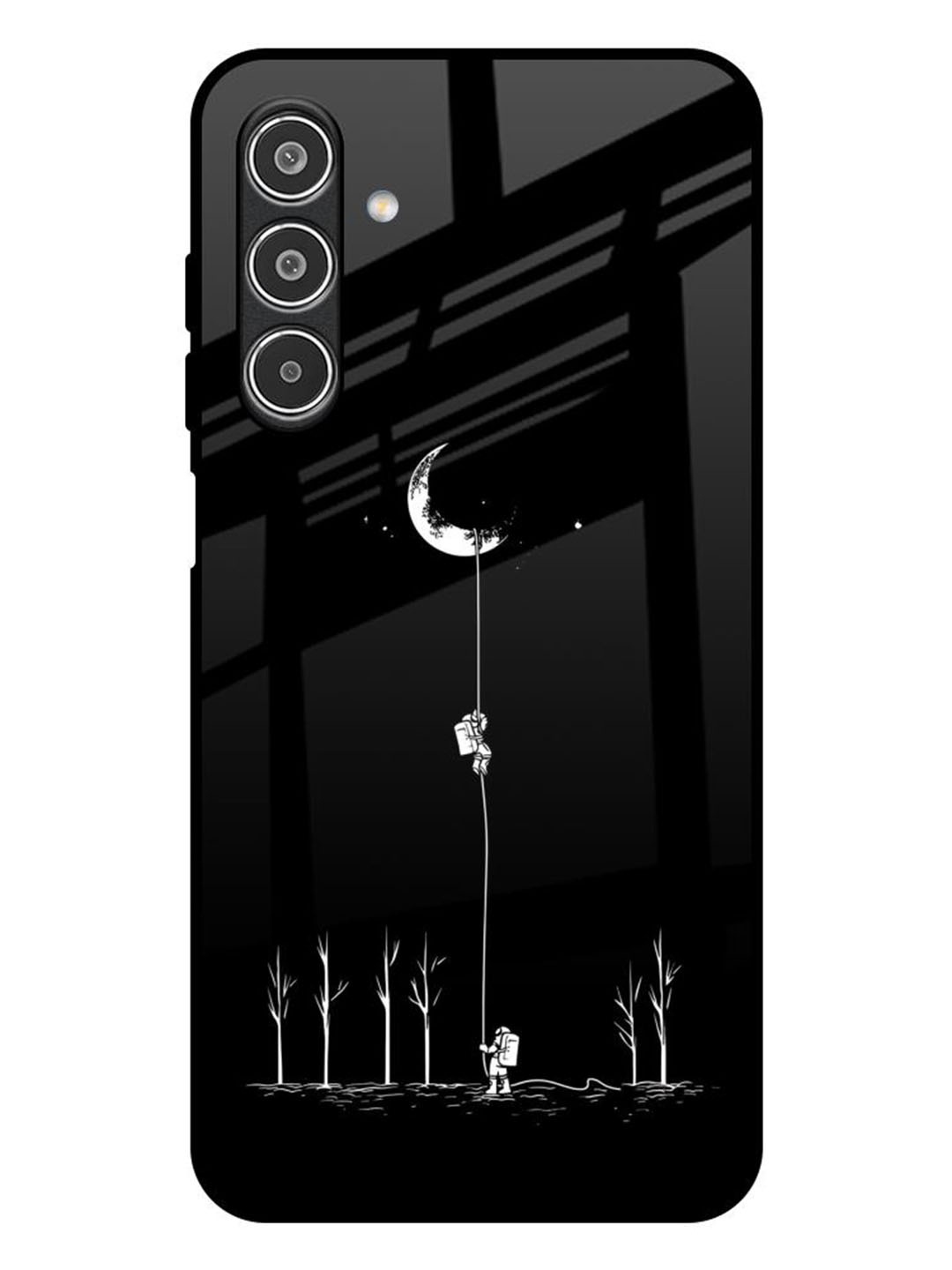 

QRIOH Quirky Printed Samsung Galaxy A26 5G Back Case Mobile Accessories, Black