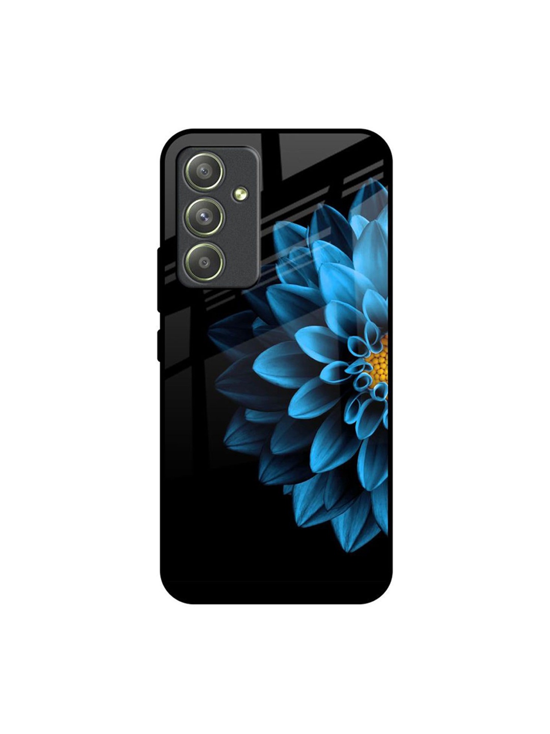 

QRIOH Floral Printed Samsung Galaxy A54 5G Back Case Mobile Accessories, Black