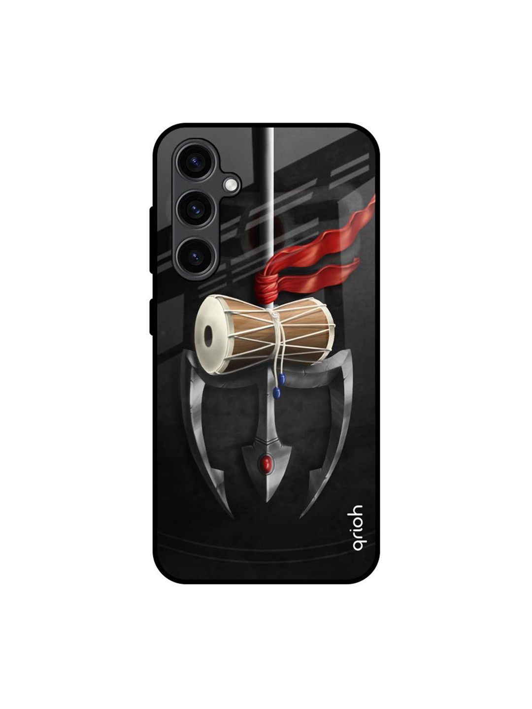 

QRIOH Quirky Printed Samsung Galaxy S23 FE 5G Back Case Mobile Accessories, Black
