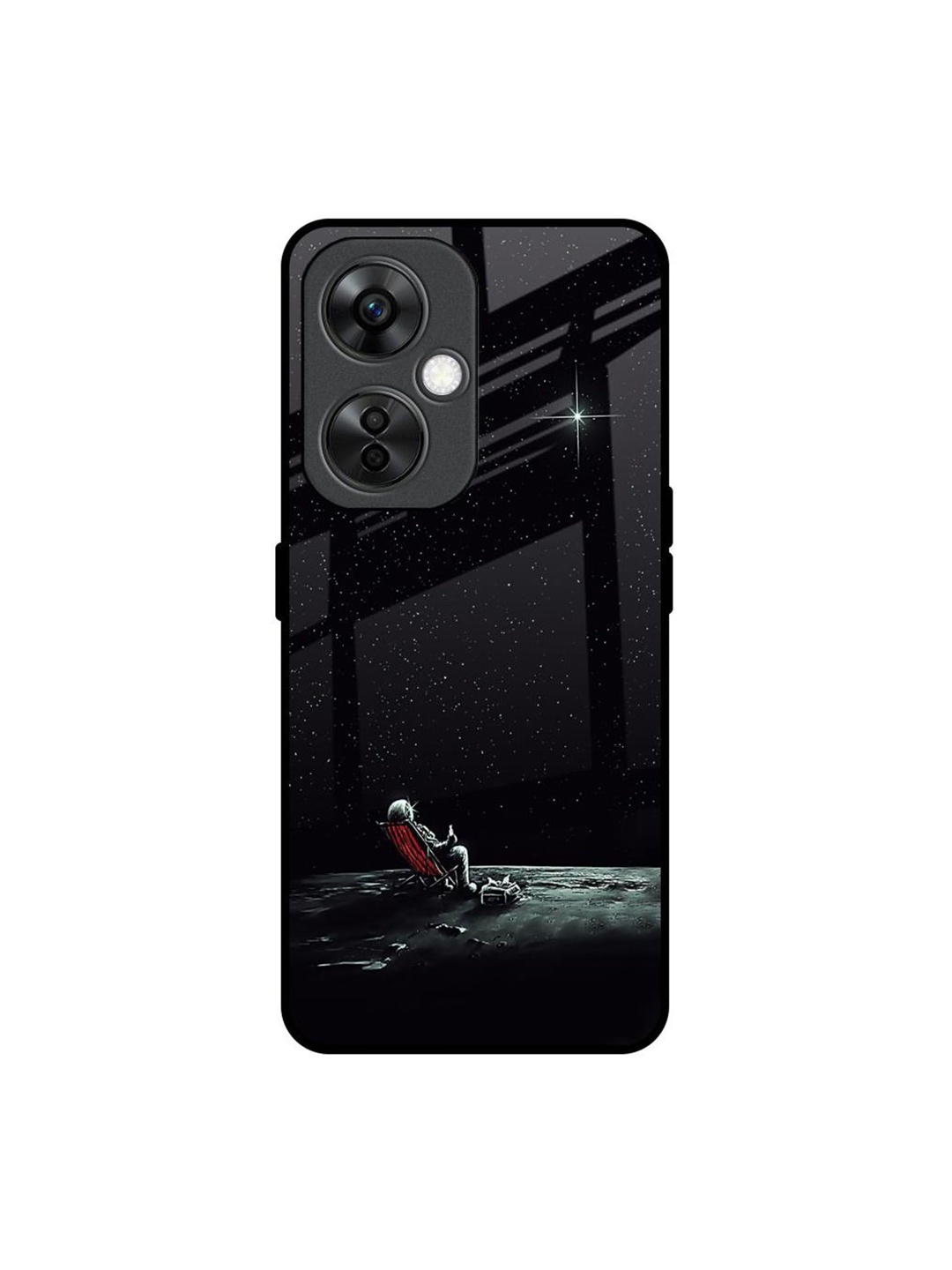 

QRIOH Quirky Printed OnePlus Nord CE 3 Lite 5G Back Case Mobile Accessories, Black