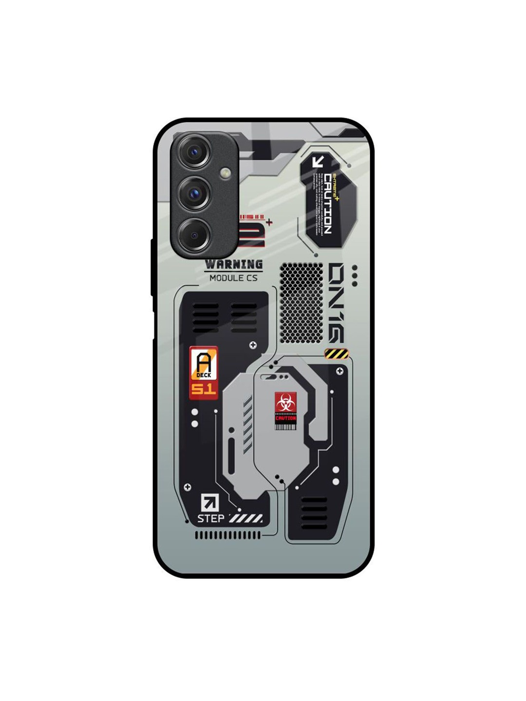 

QRIOH Typography Printed Samsung Galaxy F34 5G Back Case Mobile Accessories, Grey