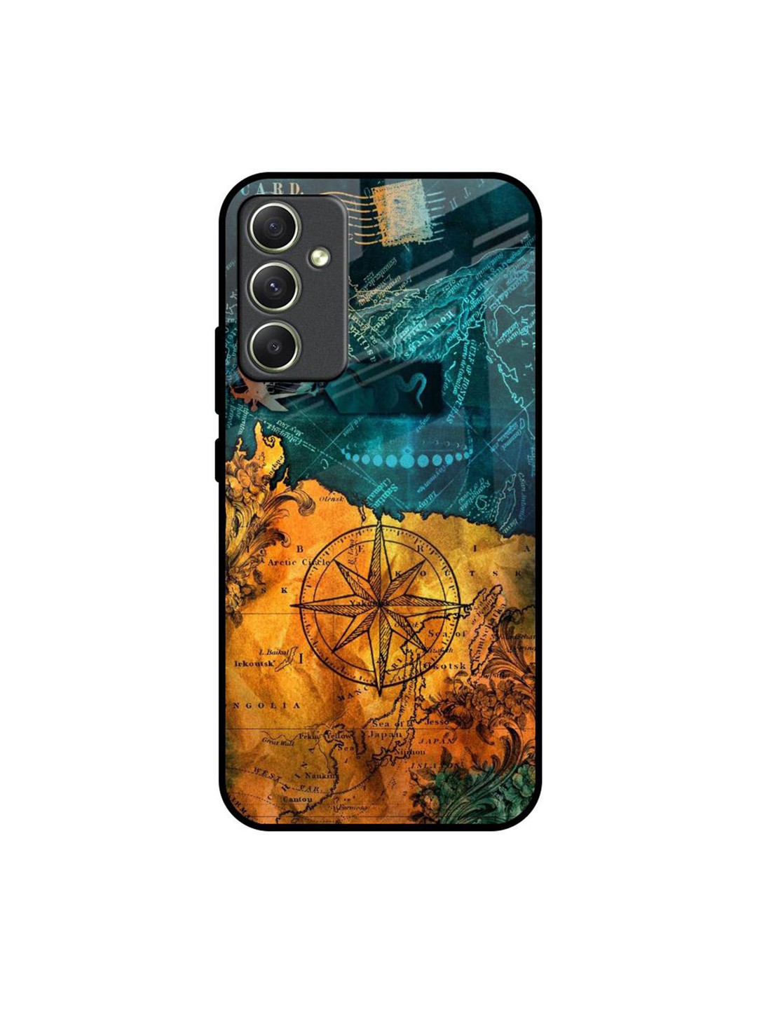 

QRIOH Typography Printed Samsung Galaxy A34 5G Back Case Mobile Accessories, Green