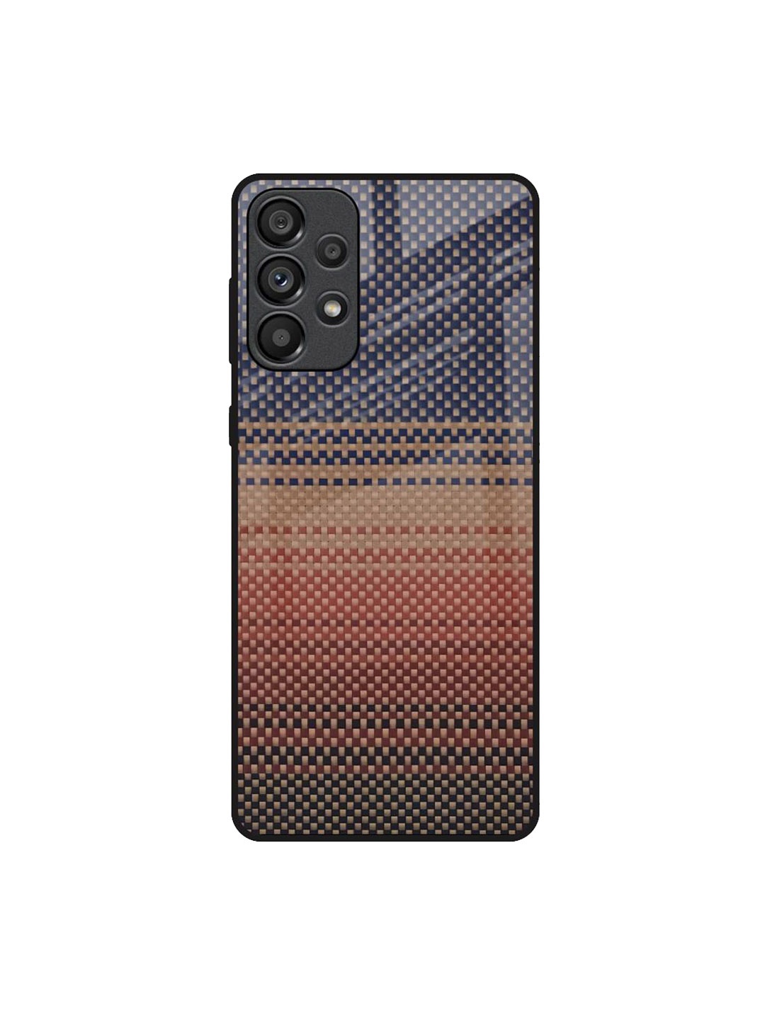 

QRIOH Abstract Printed Samsung Galaxy A73 5G Back Case Mobile Accessories, Blue
