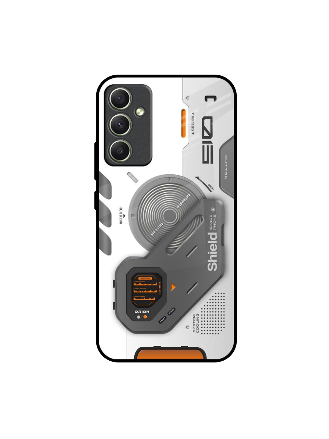 

QRIOH Typography Printed Samsung Galaxy A34 5G Back Case Mobile Accessories, White
