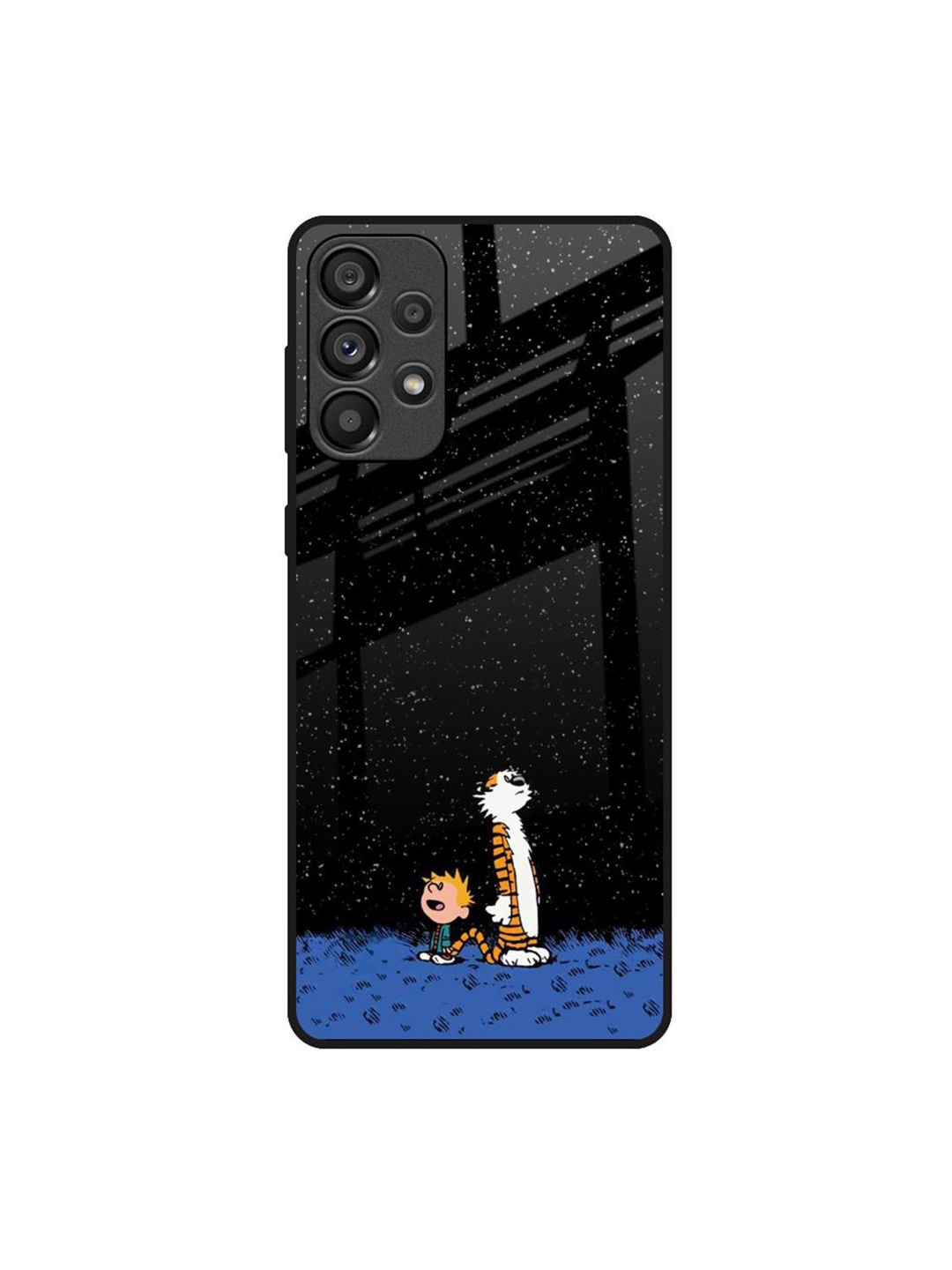 

QRIOH Quirky Printed Samsung Galaxy A33 5G Back Case Mobile Accessories, Black