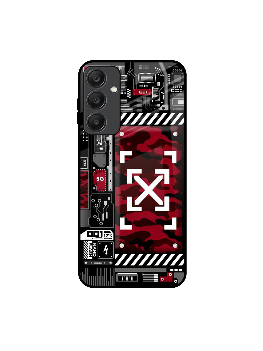 

QRIOH Typography Printed Samsung Galaxy A25 5G Back Case Mobile Accessories, Black