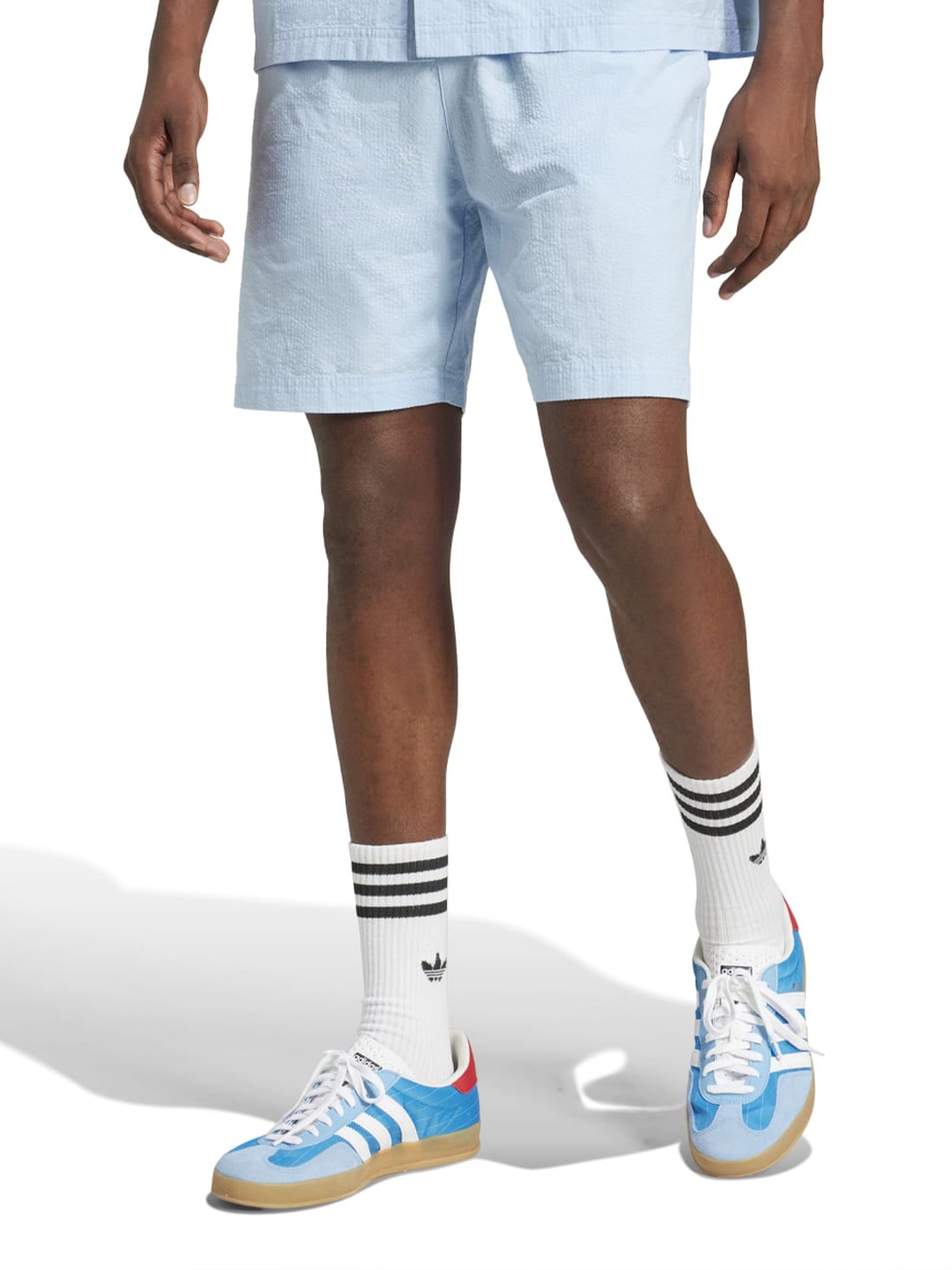 

ADIDAS Originals Men Printed Training or Gym Shorts, Blue