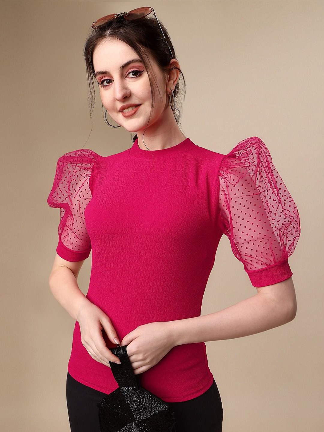 

De La Moda Top, Pink