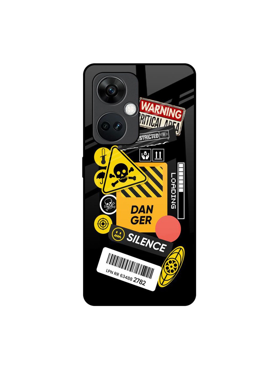 

QRIOH Typography Printed OnePlus Nord CE 3 5G Back Case Mobile Accessories, Black