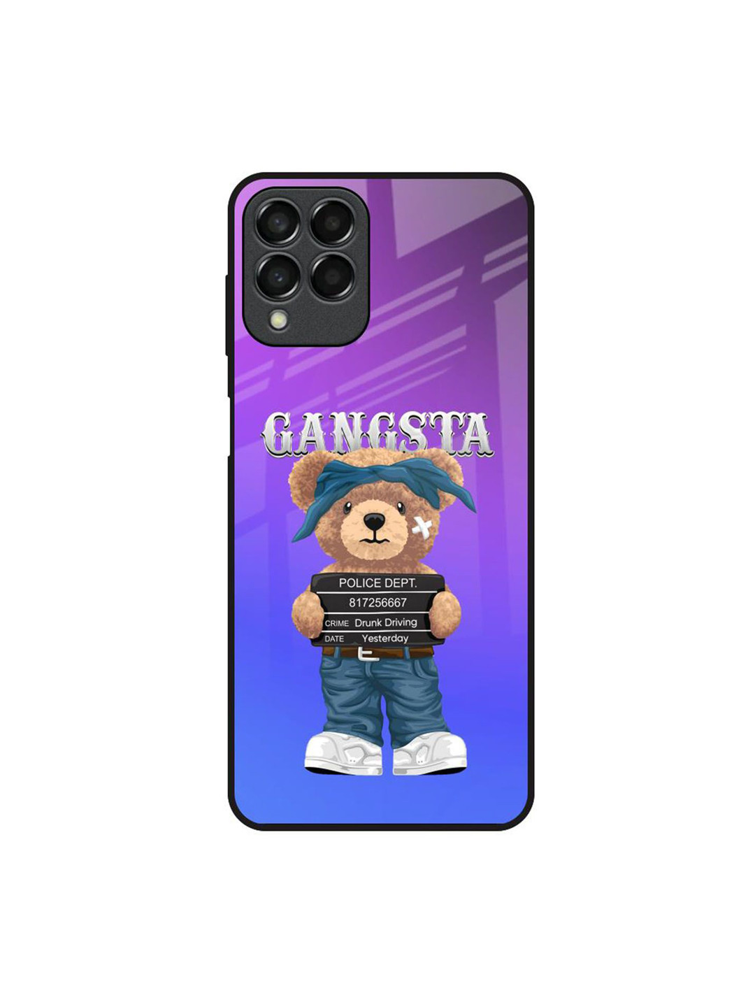 

QRIOH Typography Printed Samsung Galaxy M33 5G Back Case Mobile Accessories, Purple