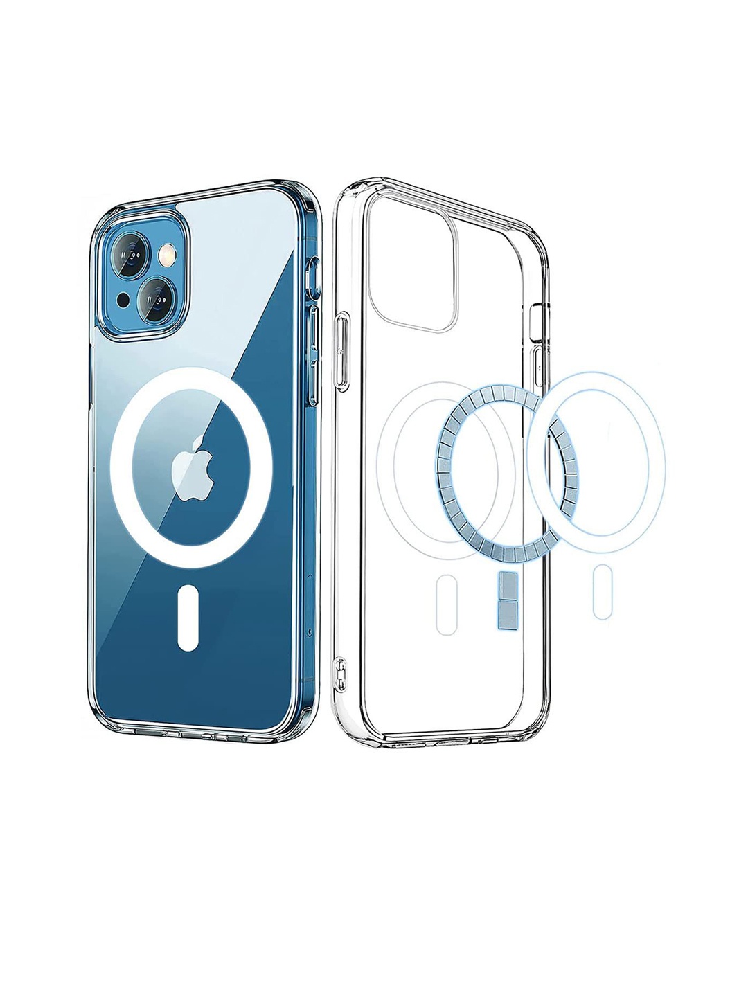 

LIRAMARK Abstract Printed iPhone 13 Back Case Mobile Accessories, Transparent