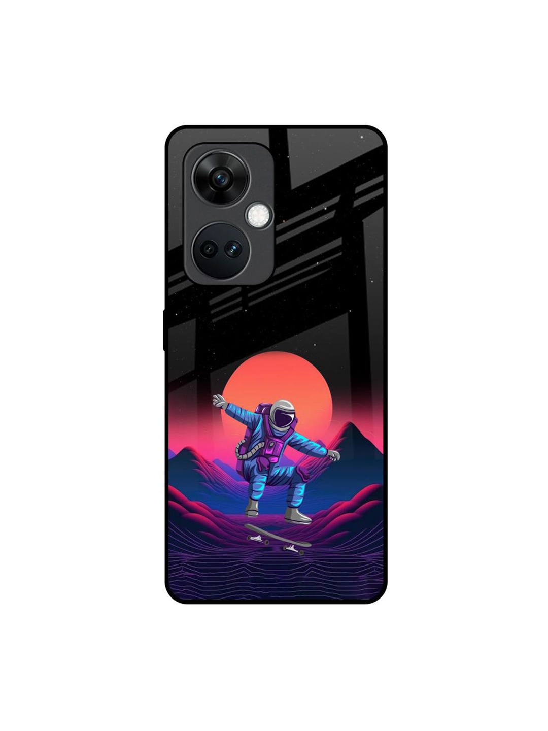 

QRIOH Quirky Printed OnePlus Nord CE 3 5G Back Case Mobile Accessories, Black