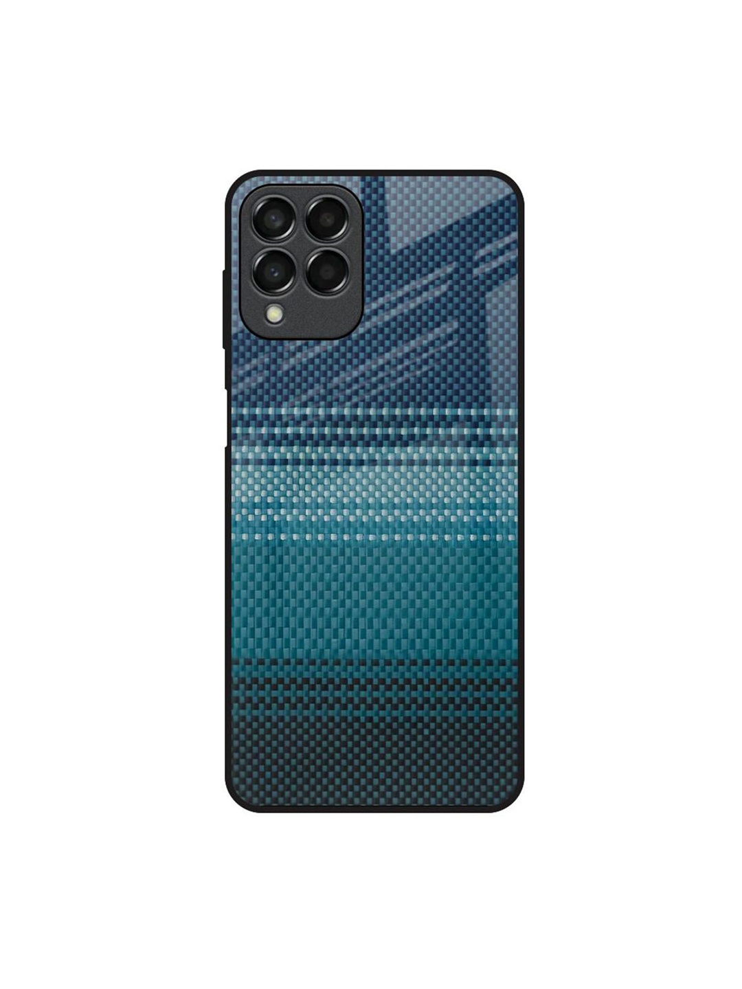 

QRIOH Abstract Printed Samsung Galaxy M33 5G Back Case Mobile Accessories, Blue