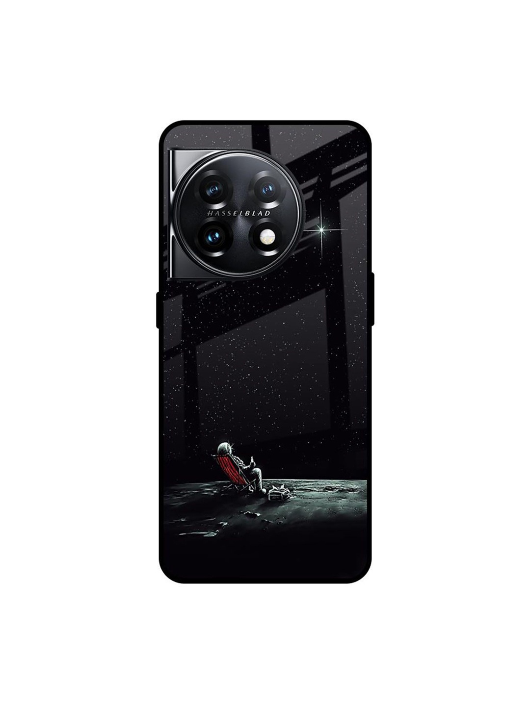 

QRIOH Quirky Printed OnePlus 11 5G Back Case Mobile Accessories, Black