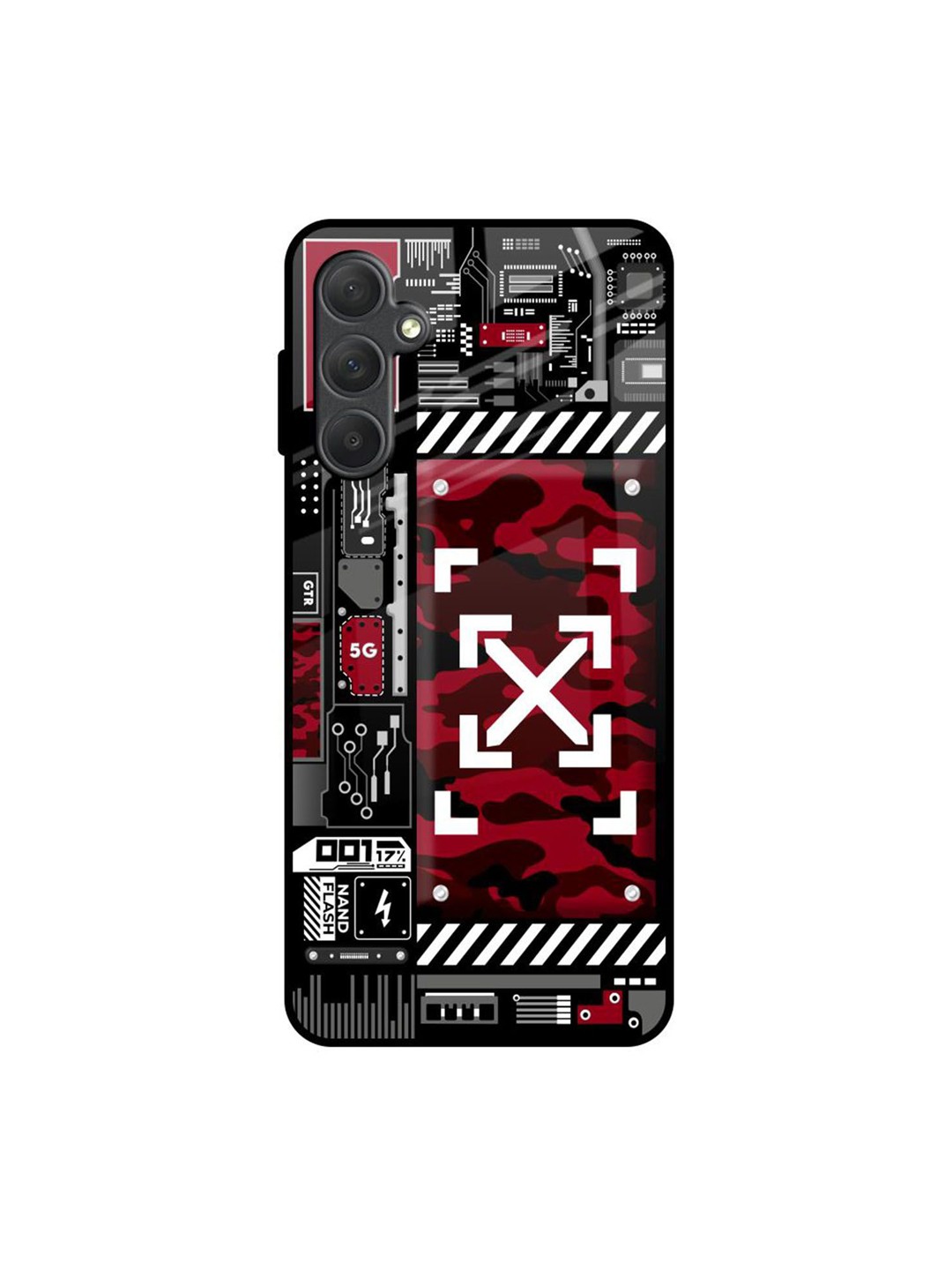 

QRIOH Typography Printed Samsung Galaxy M54 5G Back Case Mobile Accessories, Black