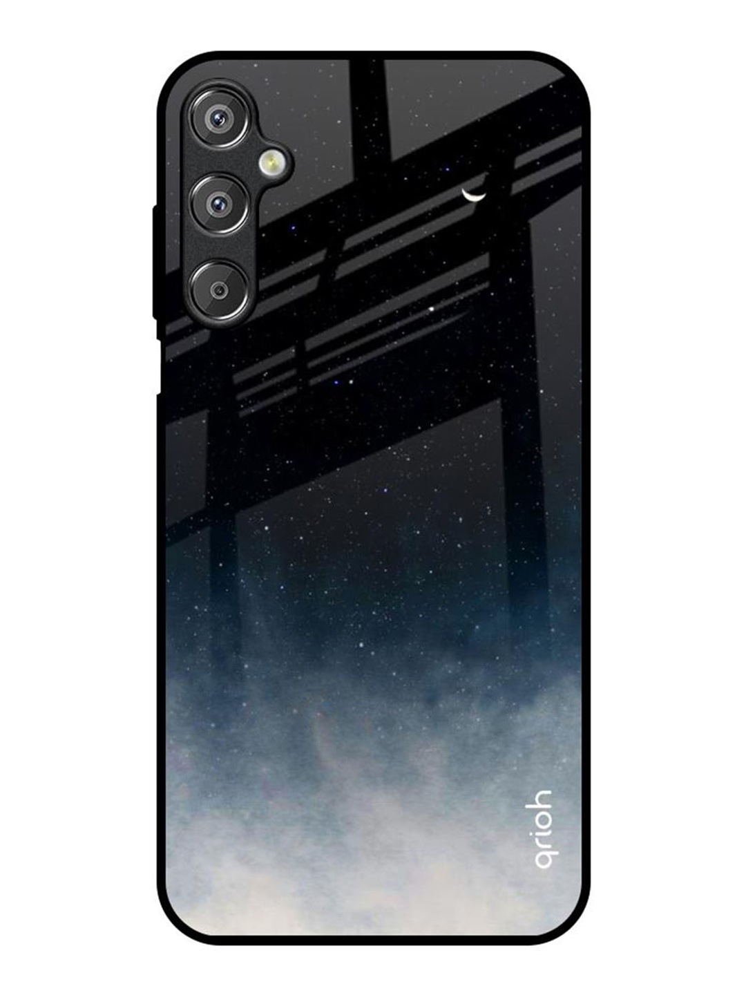 

QRIOH Abstract Printed Samsung Galaxy F15 5G Back Case Mobile Accessories, Black